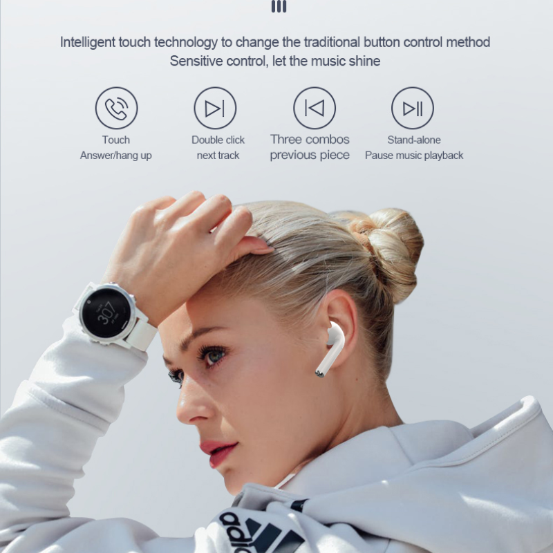 Original i12 tws Stereo Wireless headphones 5.0 Bluetooth Earphone in ear Earbuds Headset With Charging Box For all smartphones