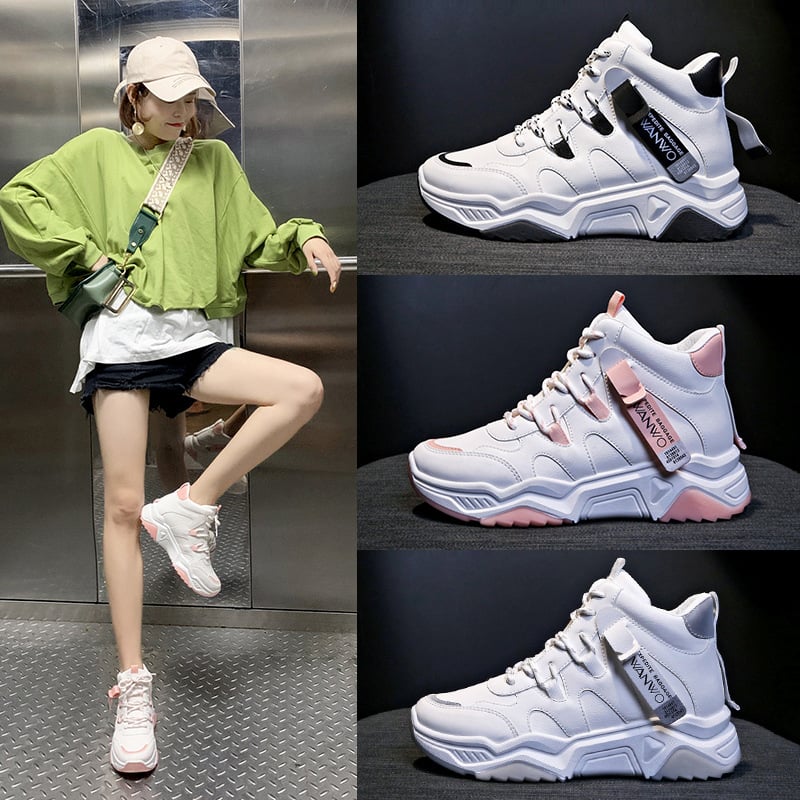 Women Sneakers Fashion Platform Sport Shoes Women Non Slip Breathable Casual Shoes Women Increase Shoes Zapatos De Mujer