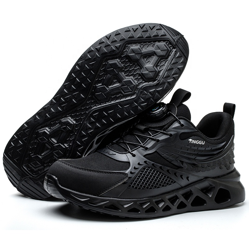 New Custom Casual Light Weight Breathable Non-slip Steel Toe Anti-smashing Construction Safety Shoes Work Shoes