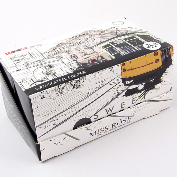 Discount makeup - Black Eyeliner Waterproof solid smokey-eye make-up characteristic goods , new in a box!!!