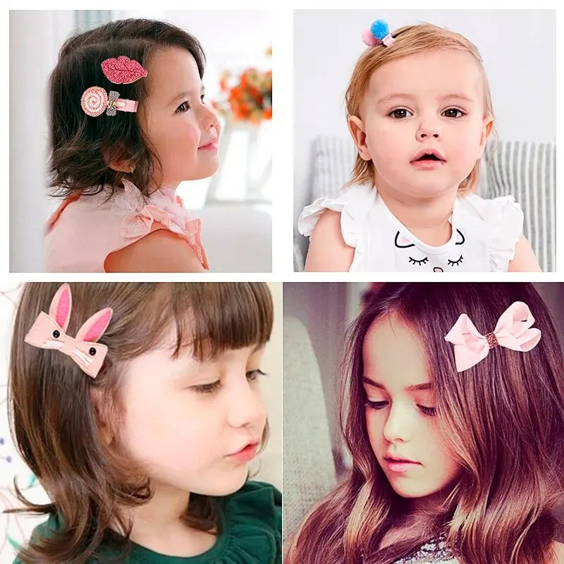 Many People Like The Cute Super Fairy Childrens Princess Hair Accessories Boxed Set Of 18 Pieces Of Pink