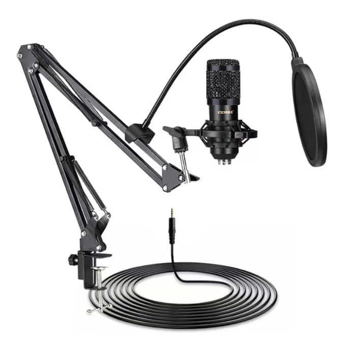 Professional Studio condenser microphone live stream broadcasting set for podcast TikTok mic set stand BM800 BM 800