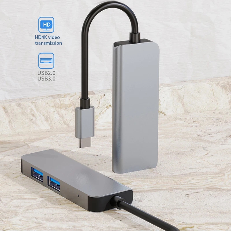 Type-c Docking Station To HD Converter USB3 In 1 New HubUSB-c Notebook Expansion Dock Hub Docking Station