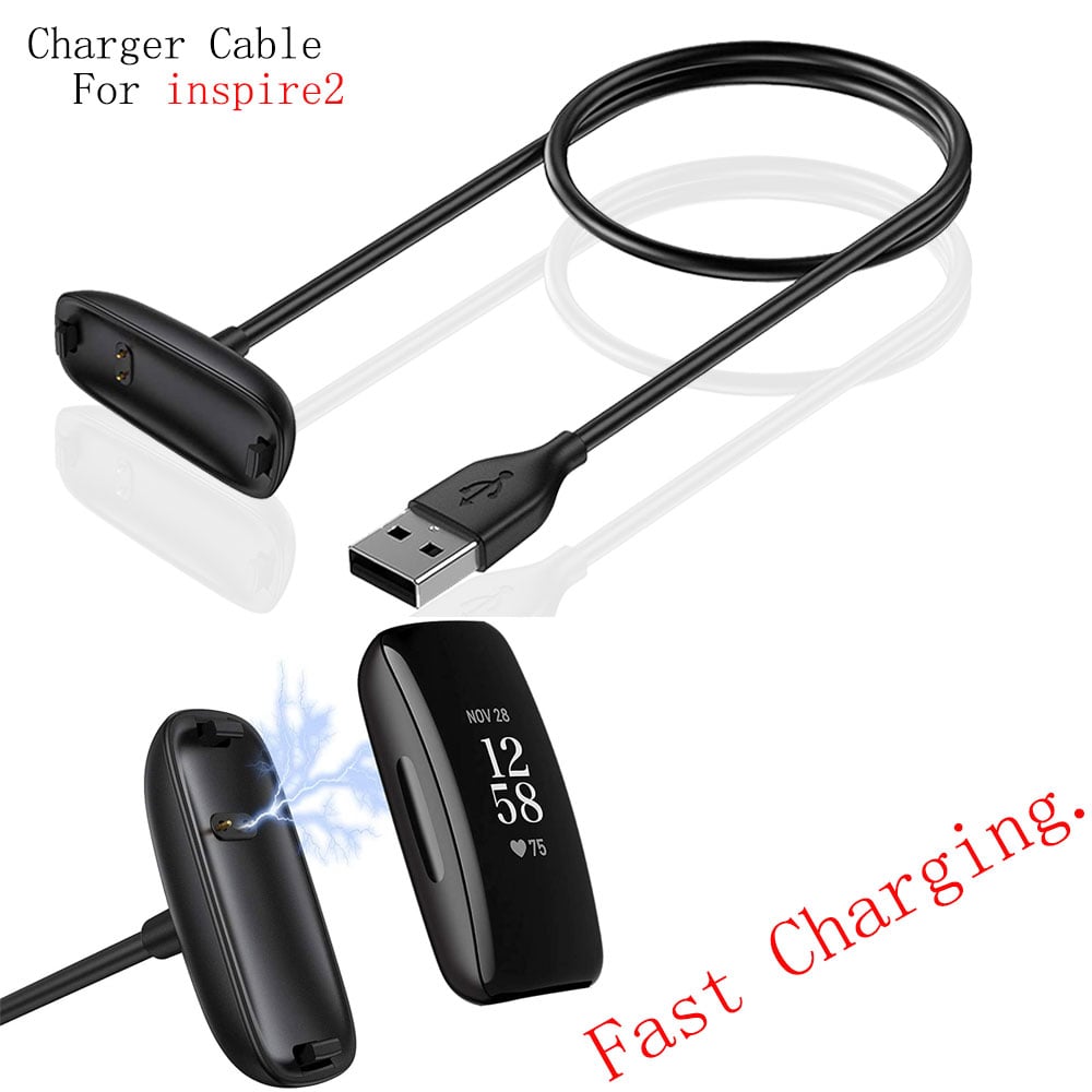 1m USB Charging Cable For Fitbit Inspire 2 Charger Wristband Power Cord Wire Charging Dock For Fitbit Inspire2 For Inspire2
