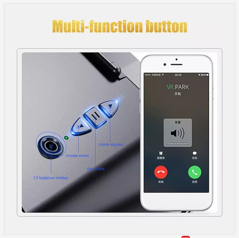 3D VR Glasses Virtual Reality Glasses VRPARK J20 for iPhone Android Smart Phone Games with Headset Controllers