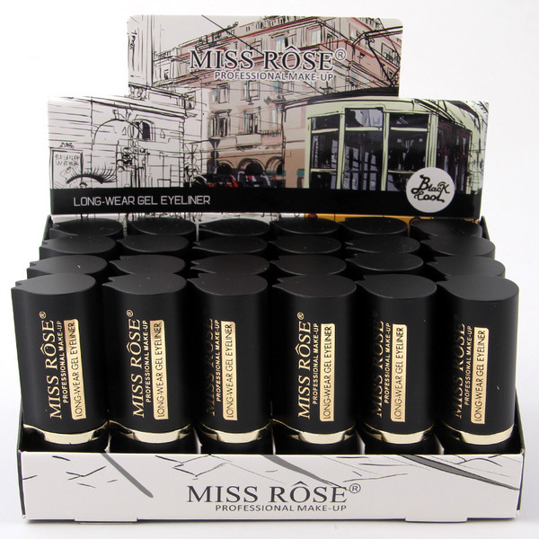 Discount makeup - Black Eyeliner Waterproof solid smokey-eye make-up characteristic goods , new in a box!!!