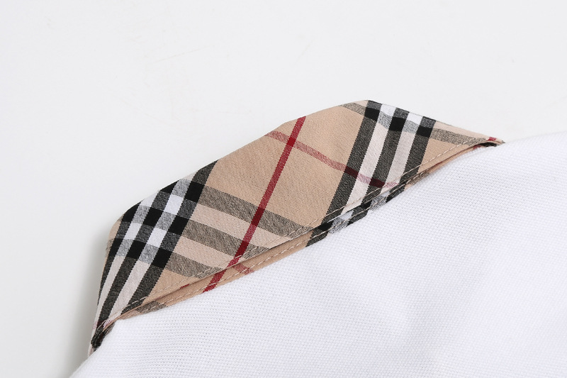 Summer children's wear children's short sleeved t-shirt baby plaid polo shirt children's summer boys' top