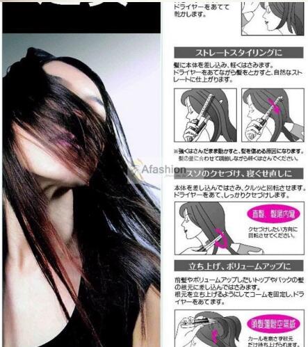 DIY Salon Folding Hairdressing Styling Hair Straightening V Type Comb Clip Design Fashion Salon Hairbrush Tools Hair Care