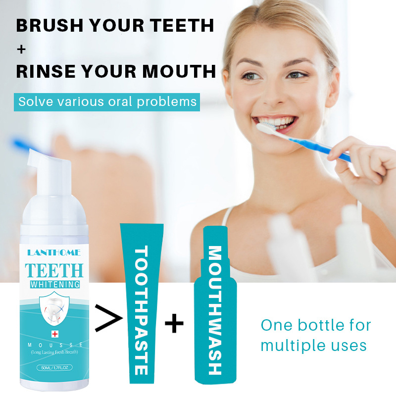 Spot Lantome Teeth white 50ml Tooth cleaning foam mousse