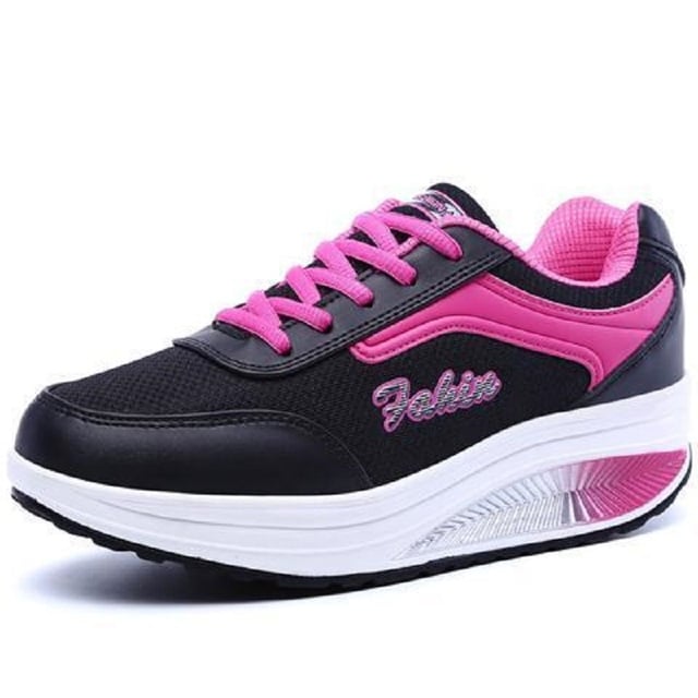 Platform Sneakers For Women Mesh Sports Shoes Lady Blue Women's Running Shoes Woman Sport Shoes Trainer Plus Size 35-42