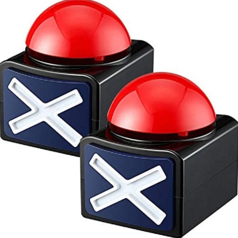 1PC New Game Answer Buzzer Alarm Button With Sound Light Trivia Quiz Got Talent Buzzer
