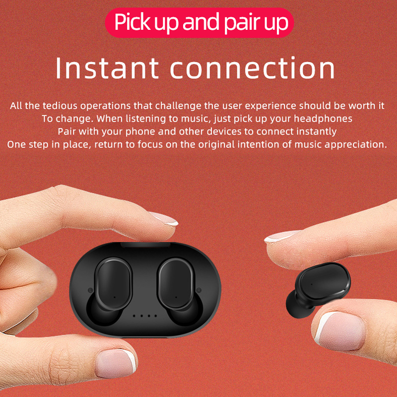 Bluetooth 5.0 Earphones TWS Wireless Headphones Blutooth Earphone Handsfree Headphone Sports Earbuds Gaming Headset Phone PK HBQ