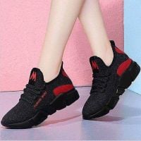New Korean fashion women's single shoes, leisure sports students'shoes, tourist shoes and women's shoes in