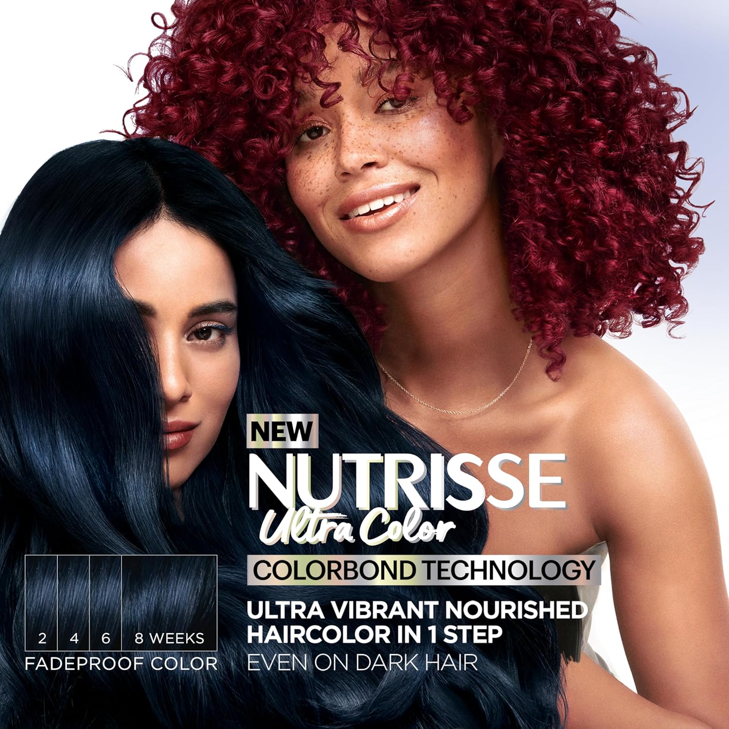 Garnier Hair Color Nutrisse Ultra Color Nourishing Creme, BL11 Jet Blue Black (Black Currant) Permanent Hair Dye, 1 Count (Packaging May Vary)