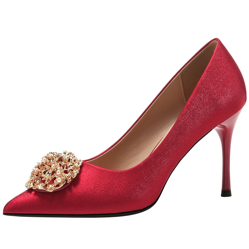 Brand Women Pumps Luxury Crystal Slingback High Heels Ladies Summer Shoes Pumps Woman Heeled Party Wedding Shoes Plus Size