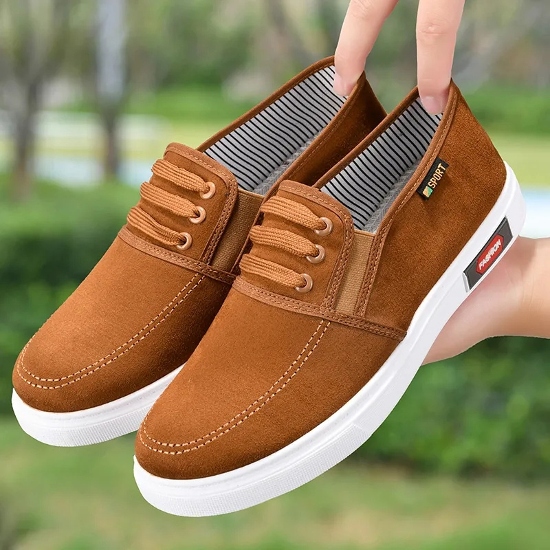 Men Shoes 2024 New Men Casual Shoes Breathable Classic Canvas Slip on Shoes For Men Breathable Walking Sneakers Men Loafers