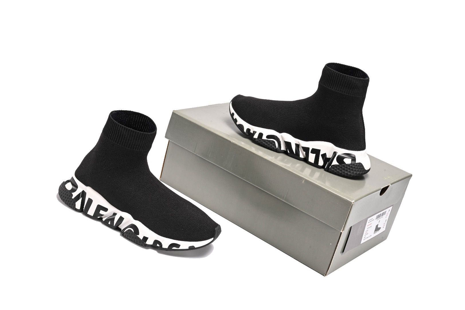 Balenciaga sneakers casual shoes comfortable couple shoes thick-soled walking shoes sports short boots socks shoes 36-45