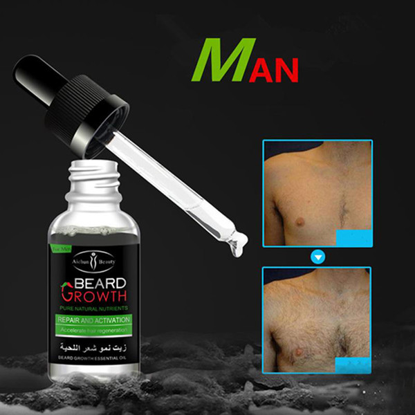 NEW Fashion Men Liquid Beard Growth Essential Oil Fast Enhance Facial Whiskers Nutrition Moustache Beard Repair Growth