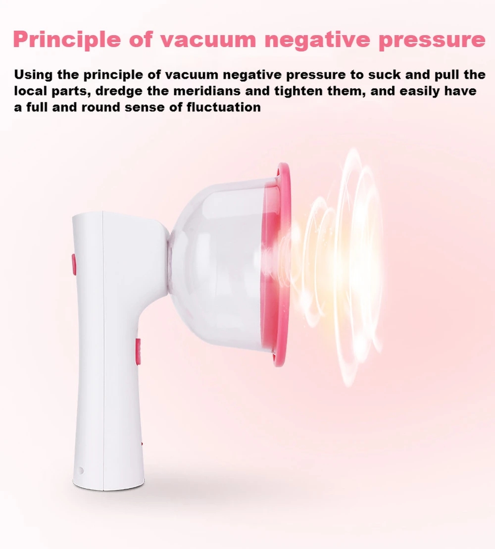 Top Sell Electric Vibrator Breast Enlargement Pump Butt Lifter For Womens Vacuum Cupping Body Suction Pump Breast Enhace Massage