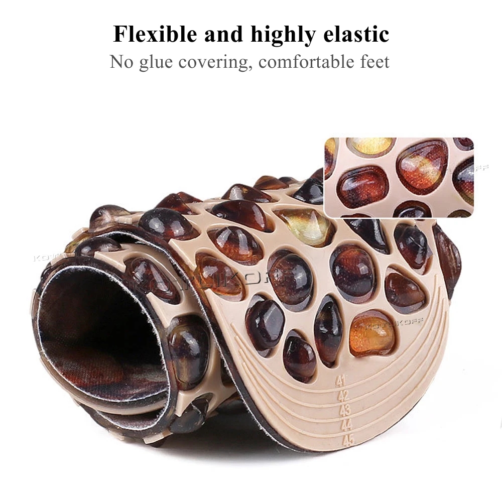 2023 New Soft Rubber Cobblestone Therapy Acupressure Pad Feet Massager Insole For Shoes Insoles Improve Blood Circulation