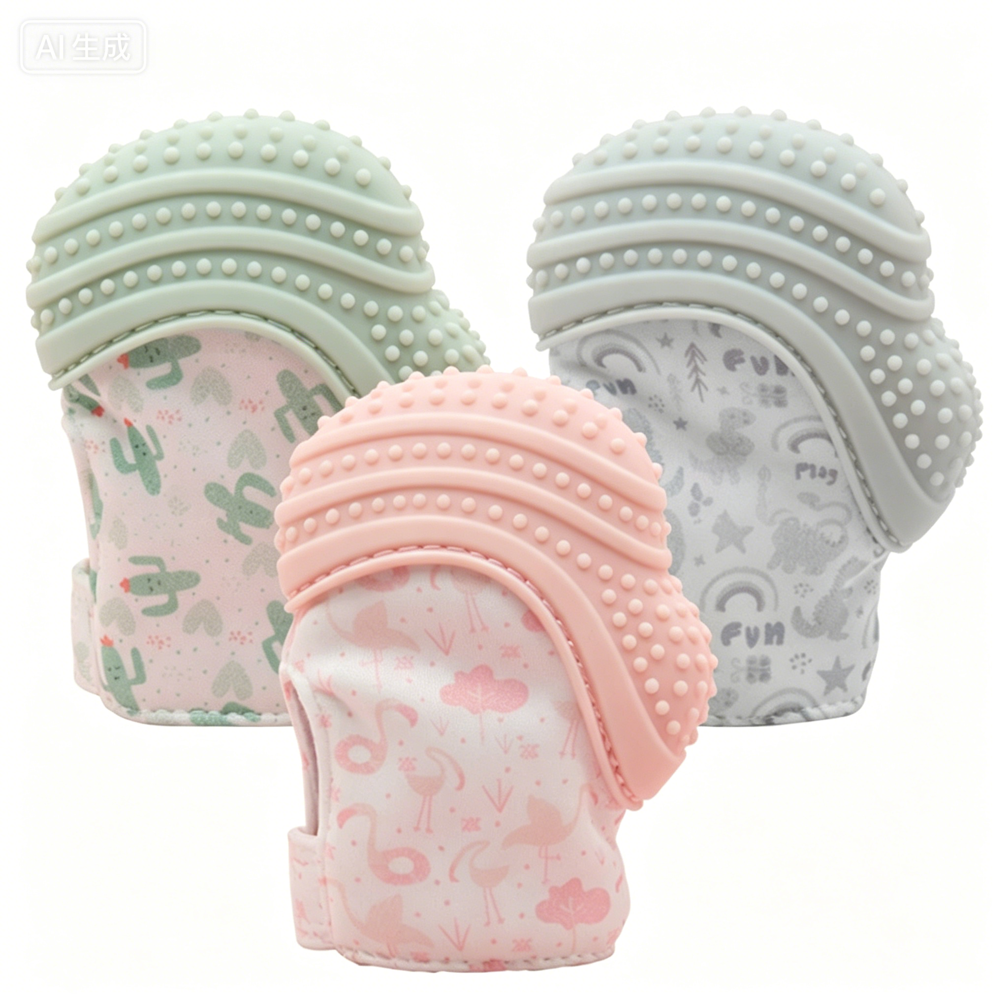 Grinding Rod, Baby Gum, Food Grade Hand Grip Set, Baby Grinding Toy, 4 Months Old, Can Bite Teeth Gum, Bite Fun