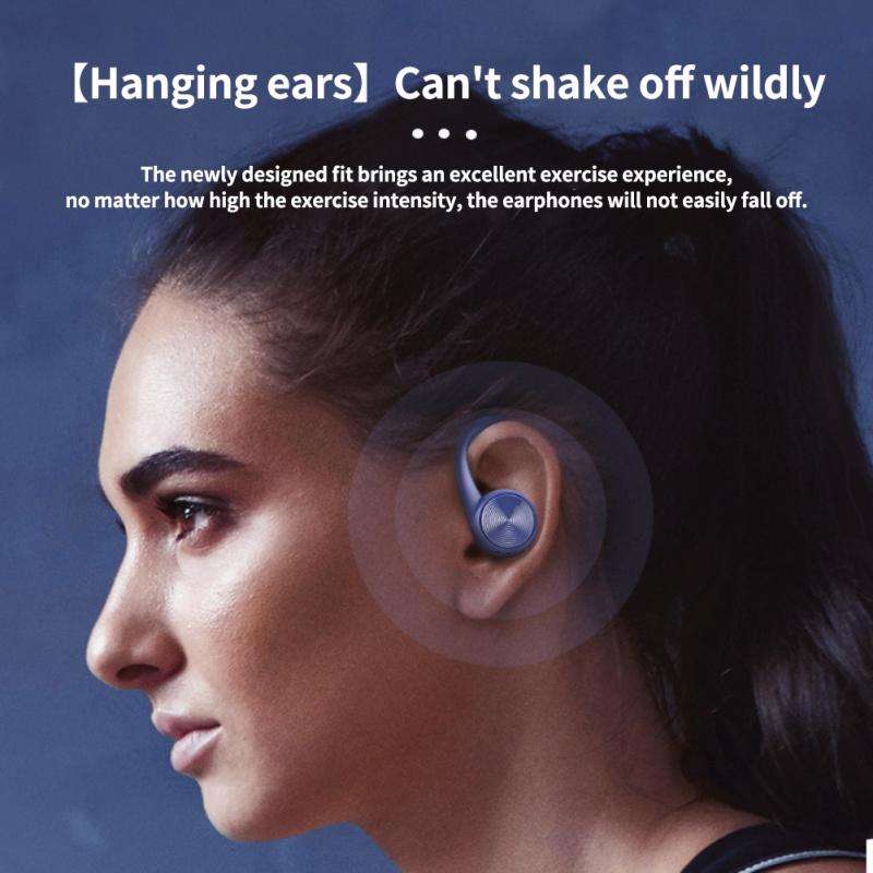 Sports TWS 5.0 Earphone Bluetooth Active Noise Cancellation Waterproof Wireless Headphones LED Display Headsets with Microphone
