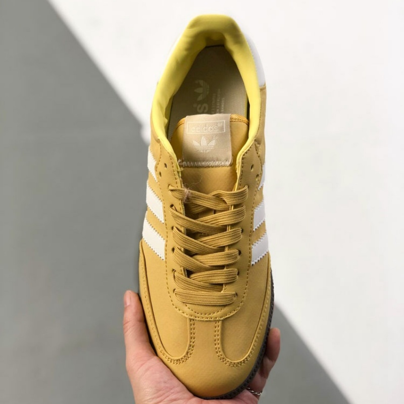 New summer meridian egg yellow retro nylon de training shoes breathable canvas samba casual men's and women's sports shoes