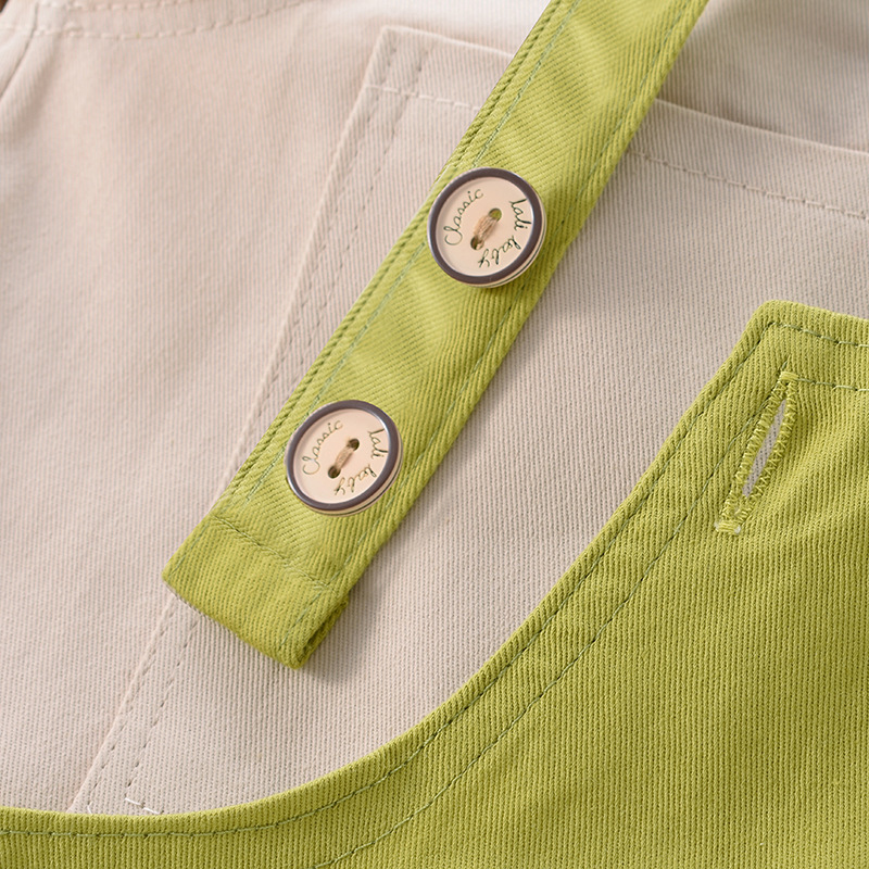 0-3Y Baby Girls Boys Suspender Pants Overalls Solid Color Pocket Casual Loose Trousers Toddler Bib Pants Girls Clothes