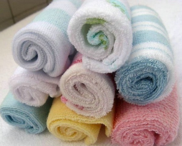 HappyFlute 8 /set Super Soft Baby wipes cotton&polyester feeding towels