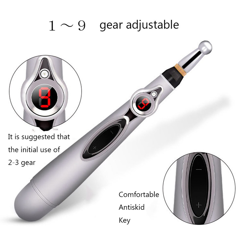 Acupuncture Pen Body Meridian Energy Electric Meridians Laser Therapy Heal Electronic Massage Pen Relief Pain Tools Massager