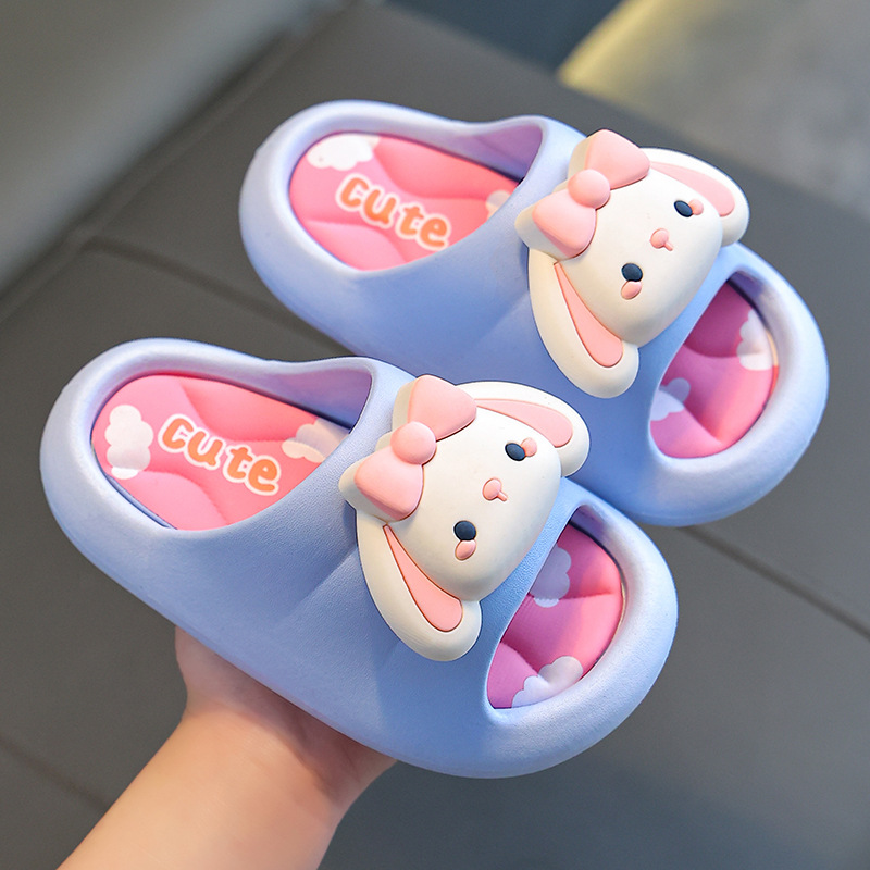Children's Cute Slippers Girl Summer Indoor Baby Little Princess Sophia Anti Slip 5-8 Years Old Soft SoleOutsideWearColdSlippers