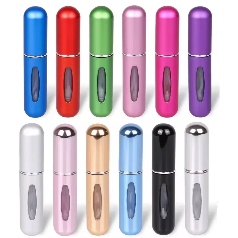Refillable Mini Perfume Bottle Portable Cosmetic Bottle Spray Bottle Atomizer Spray Container Travel Refillable Bottles 5ml