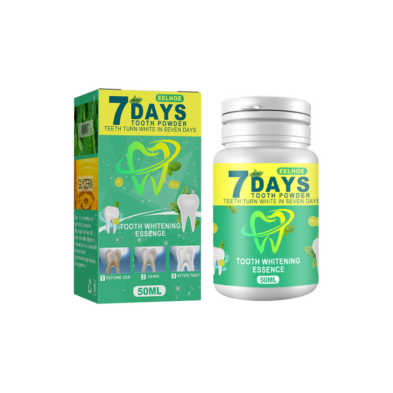 EELHOE Tooth Whitening Powder Cleaning Teeth Oral Care Removing Breath Cleansing Stains Refreshing Breath Tooth Powder