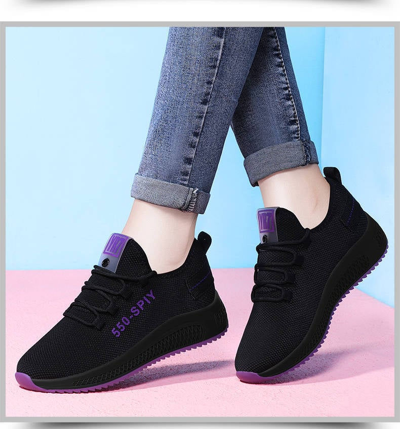 Women's Sport Shoes Female Brand Sneakers Woman Running Shoes Breathable Antislip Light Flats