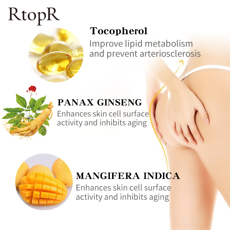 RtopR 40g Natural Mango Buttock Enhancement Cream Effective Lifting & Firming Hip Butt Sexy Abundant Buttocks Body Cream
