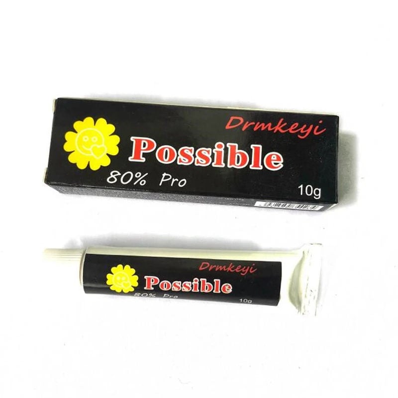 50packs 80% Tattoo Cream Before Surgery Semi Permanent Makeup Beauty Body Eyebrow Lips Liner Tattoo Care Cream 10g
