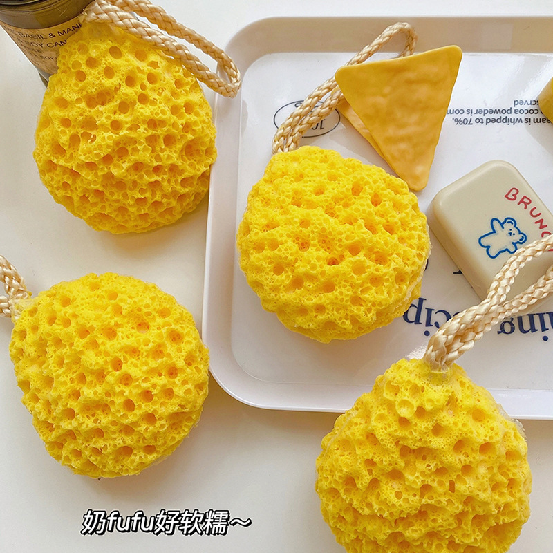 1pcs Bath Ball Japanese Super Soft Lovely Sponge Bath Towel Ladies Children Bath Flower Bath Honeycomb Blister Bath Magic rancom