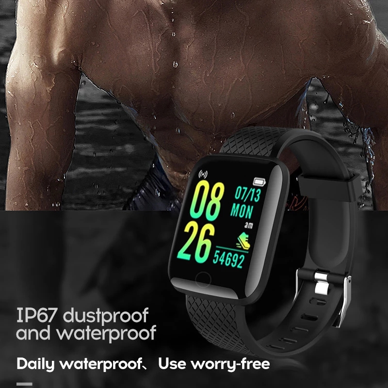 D13 Smart Watch Men Women For Android Apple Phone Waterproof 116Plus Heart Rate Tracker Blood Pressure Oxygen Sport Smartwatch