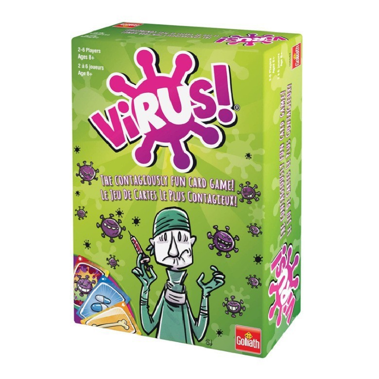 Virus 1 2 3 Board Game The Contagiously Fun Card Game Spanish English Version Party Game for Fun Family Game