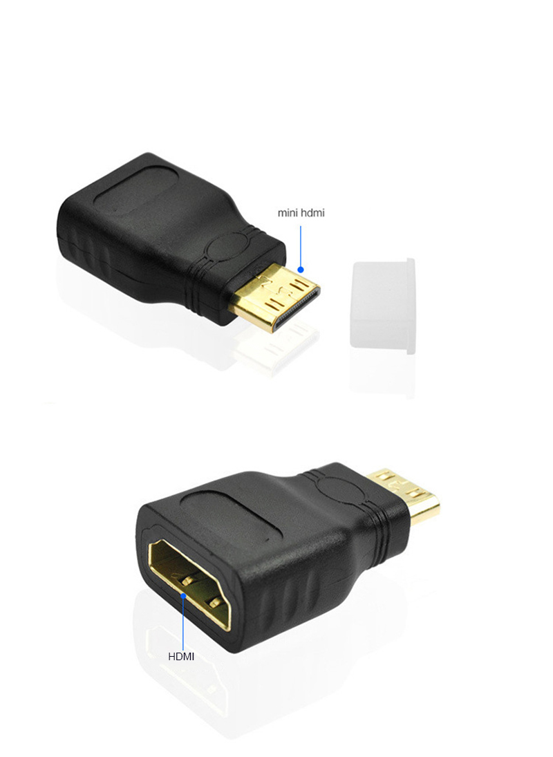 Mini HDMI Male to HDMI Female Adapter 1080P Converter for HDTV Tablet Camera HDTV Tablet Camera