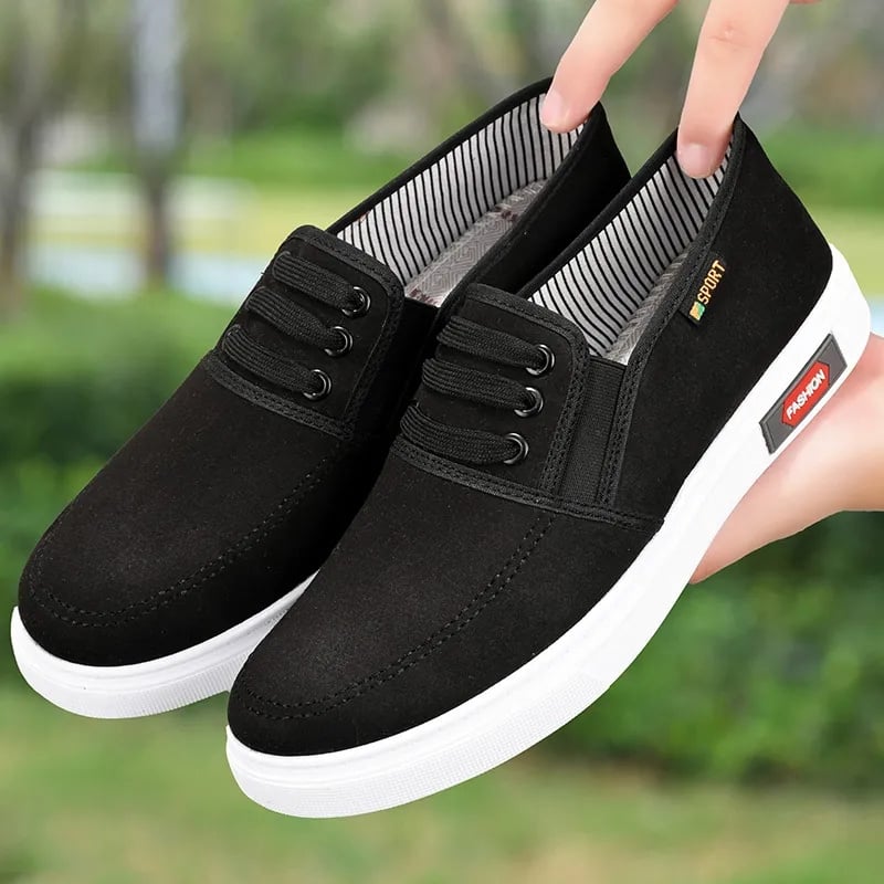 Men Shoes 2024 New Men Casual Shoes Breathable Classic Canvas Slip on Shoes For Men Breathable Walking Sneakers Men Loafers