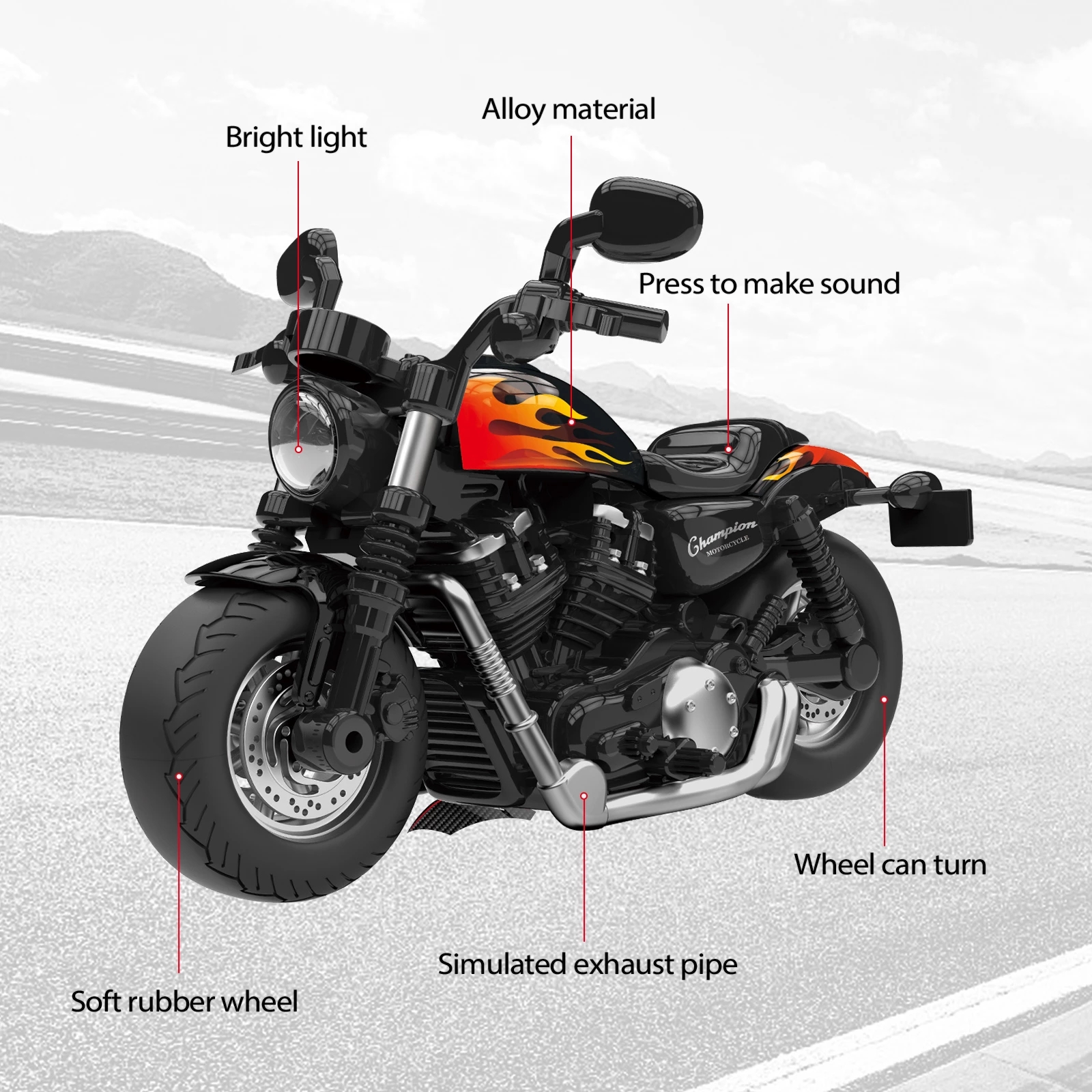 1:14 Motorcycle Model die cast Alloy Toy Motorbike Motorcycle Racing Car Models Cars Toys For Children Collectible Juguetes