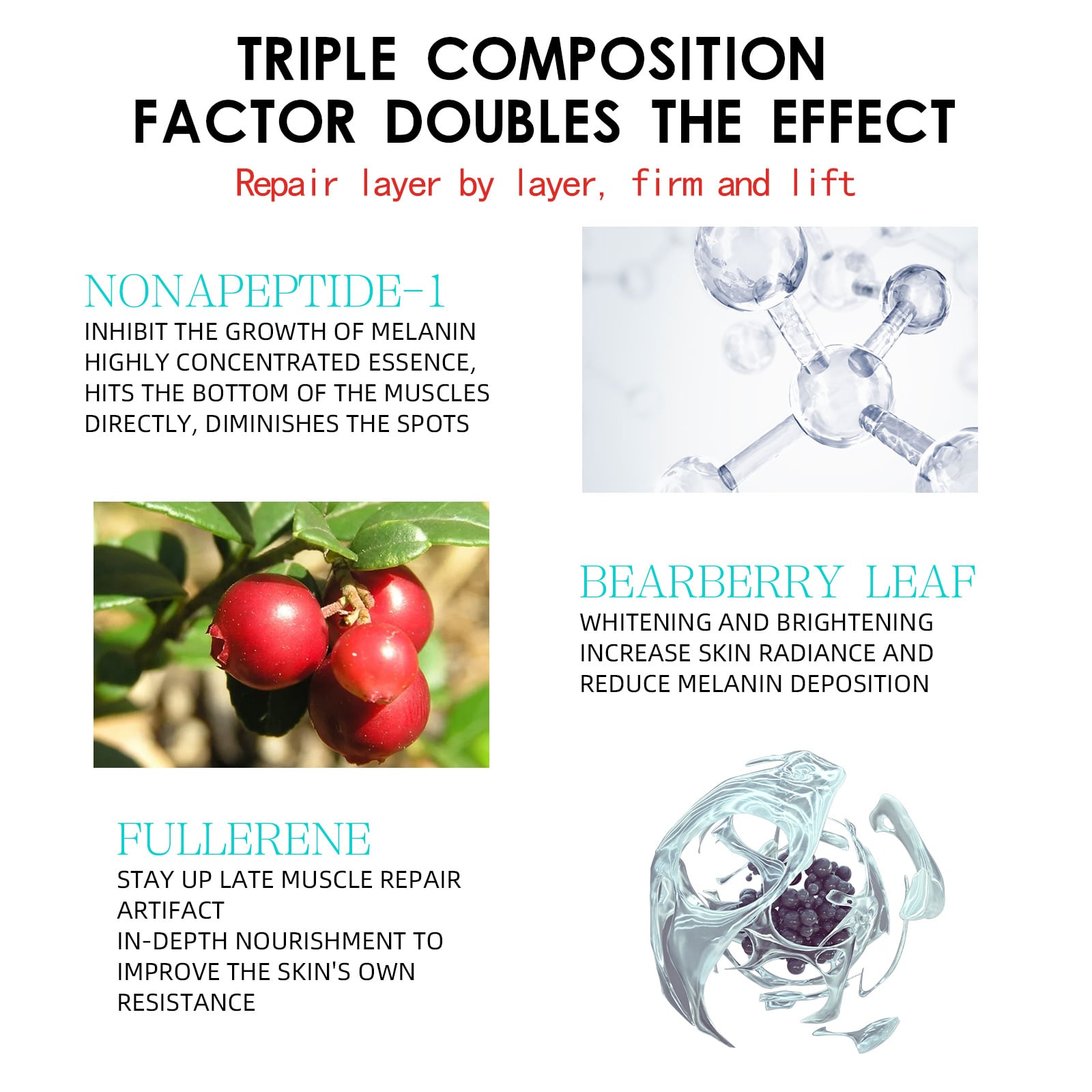 Instant Wrinkle Remover Face Cream Lifting Firming Fade Fine Lines Anti-aging Whitening Moisturizing Brighten Korean Cosmetics