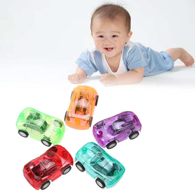 5pcs Baby Toys Pull Back Cars Plastic Cute Toy Cars for Child Wheels Mini Car Model Funny Kids Toy for Boys Random Ship