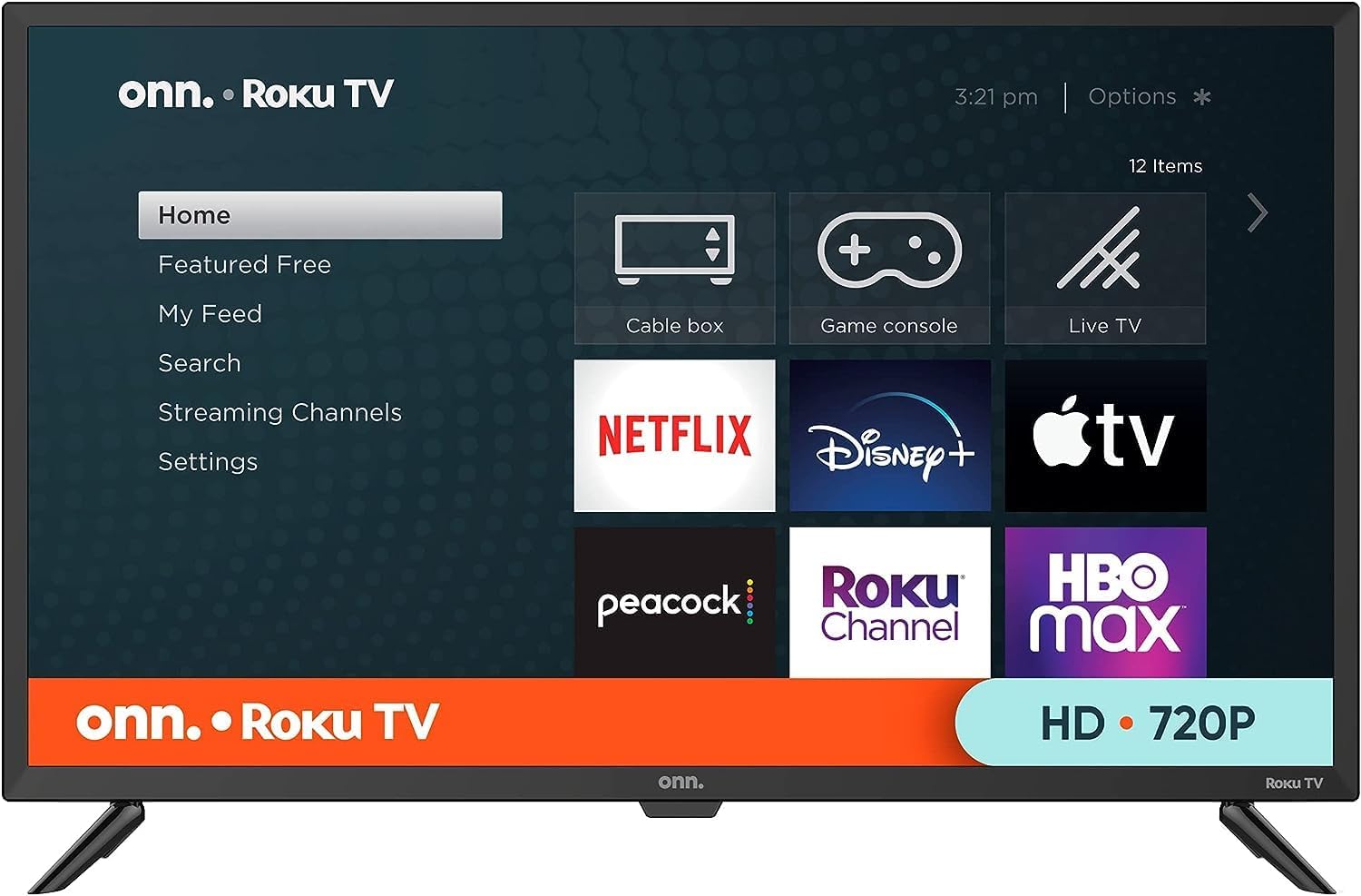 ONN 24-Inch Class HD 720p Smart TV + Free Wall Mount with Wi-Fi Connectivity and Mobile App | Flat Screen TV | Compatible with Home Kit | Alexa and Go