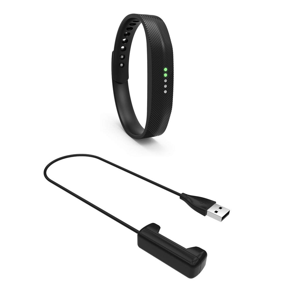 Charger for Fitbit Flex 2 Replacement USB Charging Adapter Cable for Flex2 Wireless Band Wear Resistant No Reset Button Black