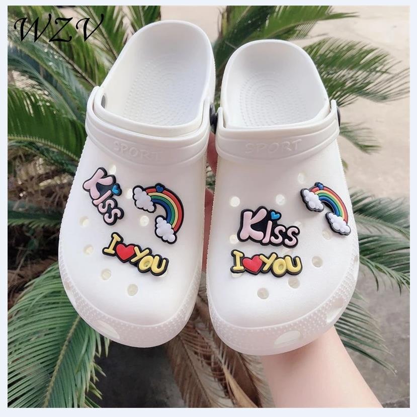 Summer Cute Women's Breathable Beach Shoes Fashion Slippers Baotou Shoes Non-slip Breathable Comfortable Hole Shoes