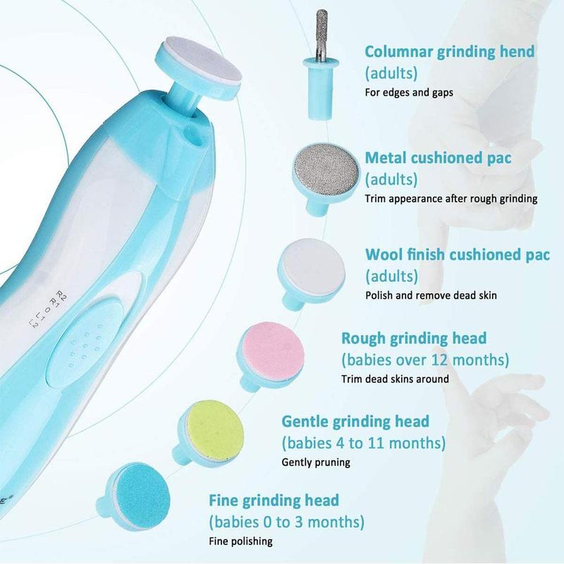 Electric Baby Nail Trimmer Kids Scissors Infant Nail Care Safe Nail Clipper Cutter For Newbron Nail Trimmer Manicure