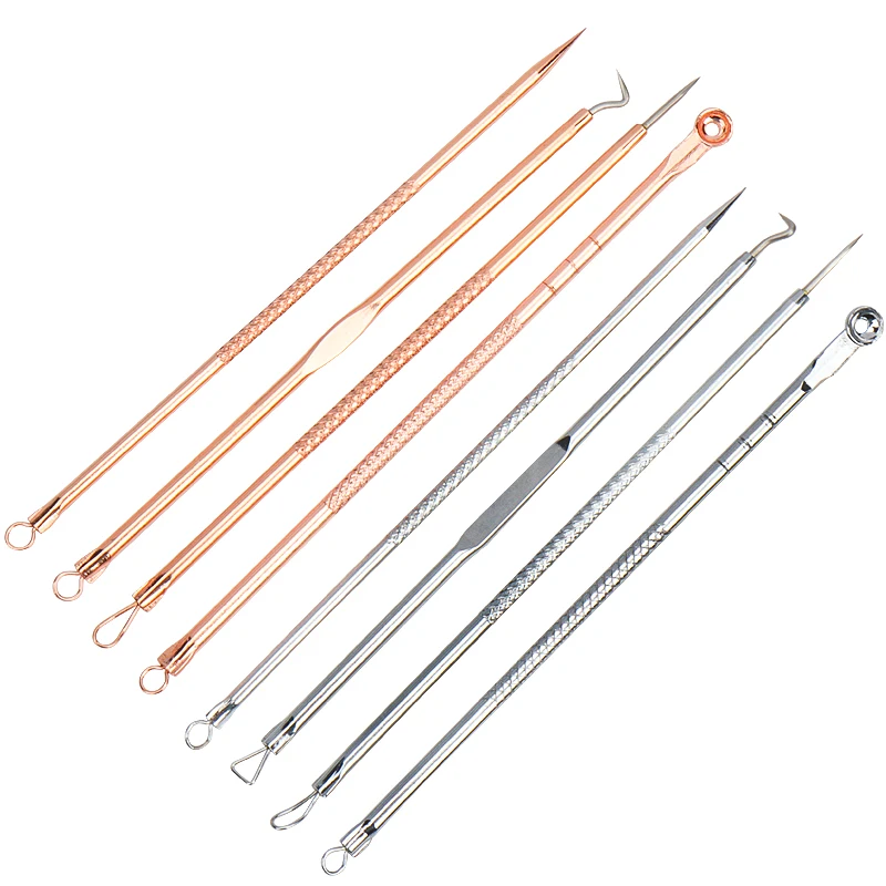 4pcs Acne Blackhead Comedone Black Spot Pimple Blemish Remover Skin Care Women Beauty Acne Treatment Pore Cleanser