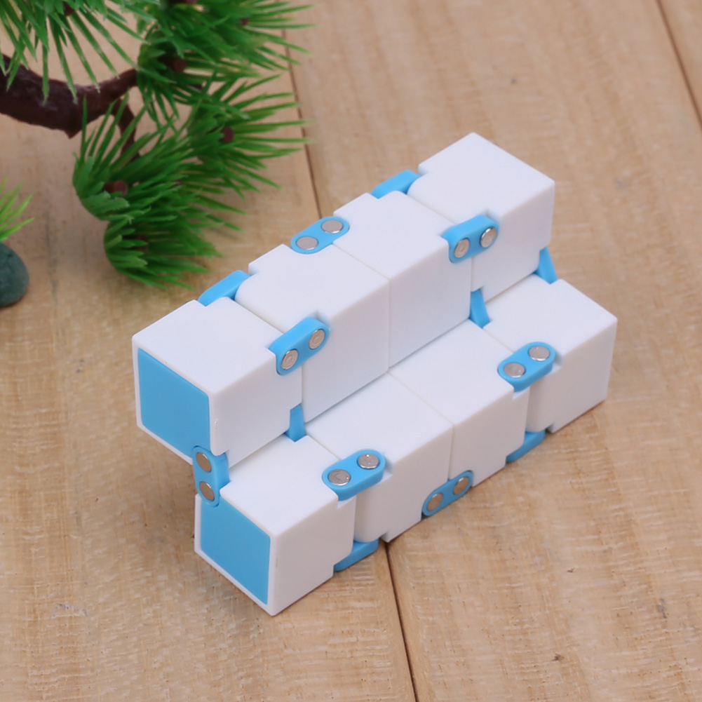 NEW Infinity Cube Mini Fidget Cube Anti Stress Finger Hand Magic Cube Blocks Adult Kids Funny Desk Toys Gift